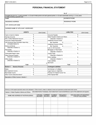Form MDOT4106 Small Business Program Application - Michigan, Page 8