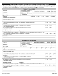 Form DA-4P &quot;Physician's Statement of Examination&quot; - Michigan, Page 4