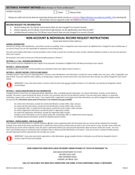 Form BDVR-154 &quot;Non-account &amp; Individual Record Request&quot; - Michigan, Page 4