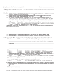 Form JC17 Order of Disposition (Child Protective Proceedings) - Michigan, Page 2