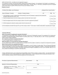 Form PS31205 Ignition Interlock Device Program Employment Exemption Application - Minnesota, Page 3