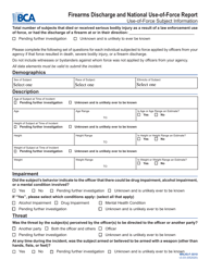 Form MNJIS-F-5010 Firearms Discharge and National Use-Of-Force Report - Minnesota, Page 5