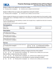 Form MNJIS-F-5010 Firearms Discharge and National Use-Of-Force Report - Minnesota, Page 7