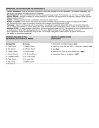 Form MO780-1664 Worksheet 2 Missouri State Fleet - Operations - Missouri, Page 2