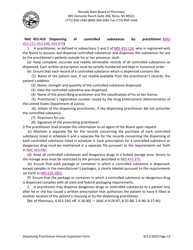 Dispensing Practitioner Annual Inspection Form - Nevada, Page 13
