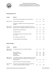 Dispensing Practitioner Annual Inspection Form - Nevada, Page 2