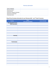 Retail Pharmacy Annual Inspection Form - Nevada, Page 15