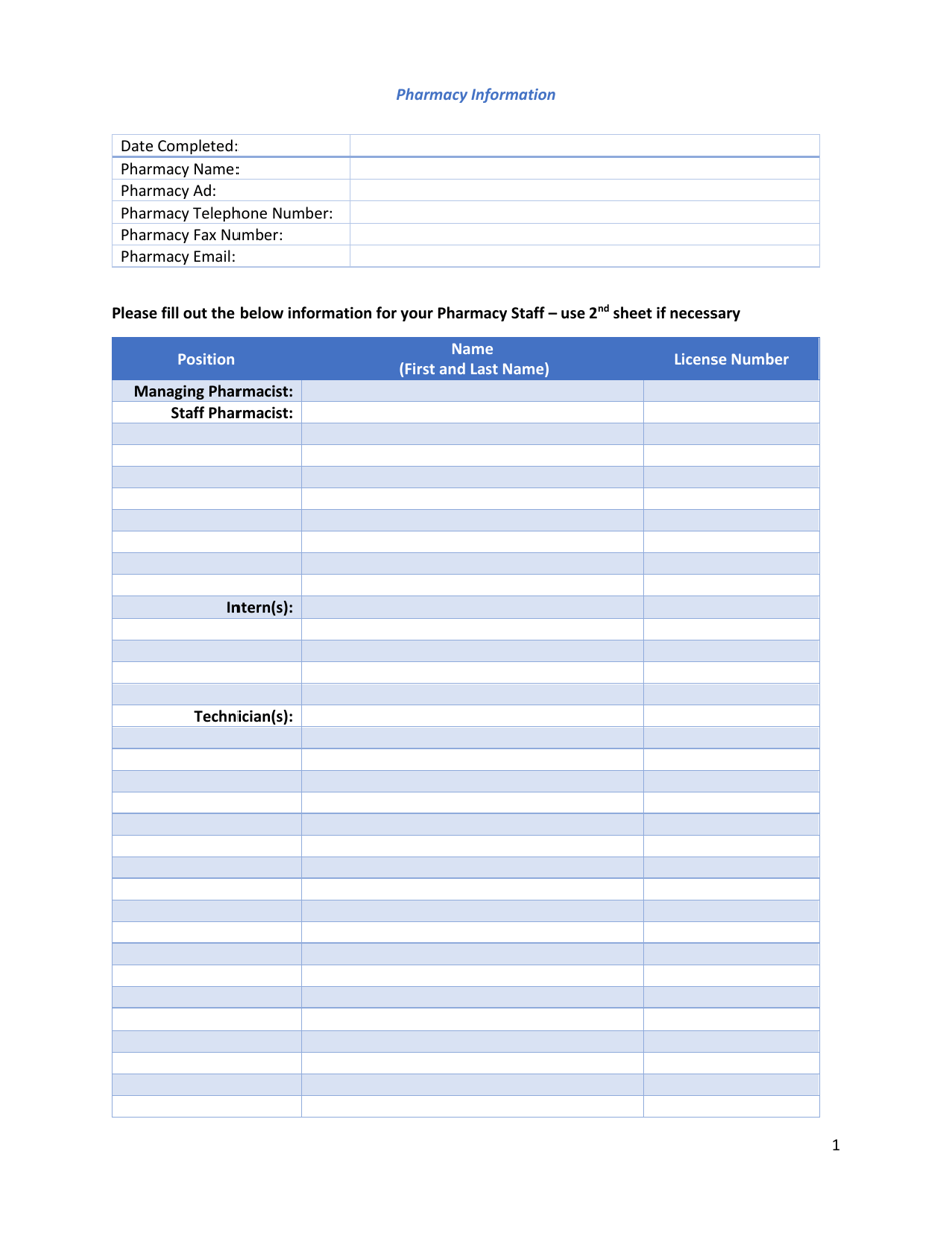 Retail Pharmacy Annual Inspection Form - Nevada, Page 15