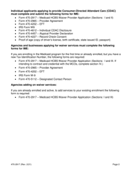 Form 470-2917 Iowa Medicaid Universal Hcbs Waiver Provider Application - Iowa, Page 2