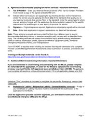 Form 470-2917 Iowa Medicaid Universal Hcbs Waiver Provider Application - Iowa, Page 4