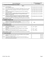 Form 470-2917 Iowa Medicaid Universal Hcbs Waiver Provider Application - Iowa, Page 9