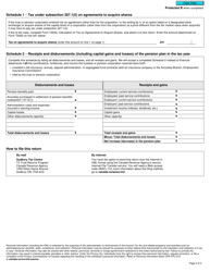 Form T3P Employees&#039; Pension Plan Income Tax Return - Canada, Page 2