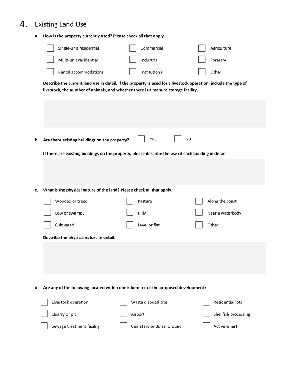 Subdivision Application / Change of Use - Prince Edward Island, Canada, Page 3