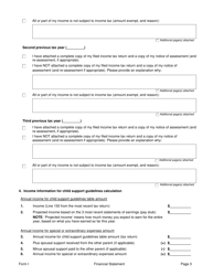 Form I Financial Information - Prince Edward Island, Canada, Page 3