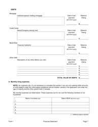 Form I Financial Information - Prince Edward Island, Canada, Page 7