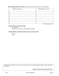 Form I Financial Information - Prince Edward Island, Canada, Page 9