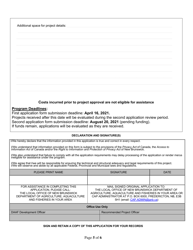 Fruit and Vegetable Industry Development Program Application Form - New Brunswick, Canada, Page 5