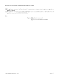 Form F32 Application Response - British Columbia, Canada, Page 3