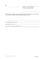 Form F74 Response to Petition - British Columbia, Canada, Page 4