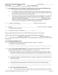 Form 10273 Kinship Legal Guardianship Multipurpose Order - New Jersey, Page 2