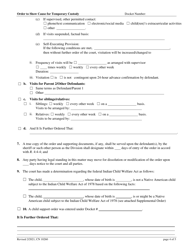 Form 10260 Order to Show Cause for Temporary Custody - New Jersey, Page 4