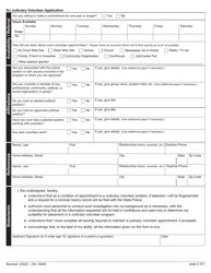 Form 10293 Volunteer Application - New Jersey, Page 2