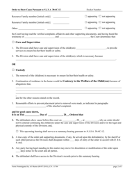 Form 11706 Order to Show Cause Pursuant to N.j.s.a. 30:4c-12 - New Jersey, Page 2