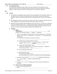 Form 11706 Order to Show Cause Pursuant to N.j.s.a. 30:4c-12 - New Jersey, Page 3