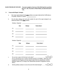Form CFB007 New York New Car Lemon Law Arbitration Program Request for Arbitration Form - New York, Page 4