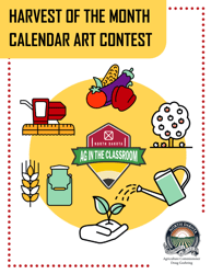 Document preview: Nd Aitc Calendar Art Contest Official Entry Form - North Dakota, 2021