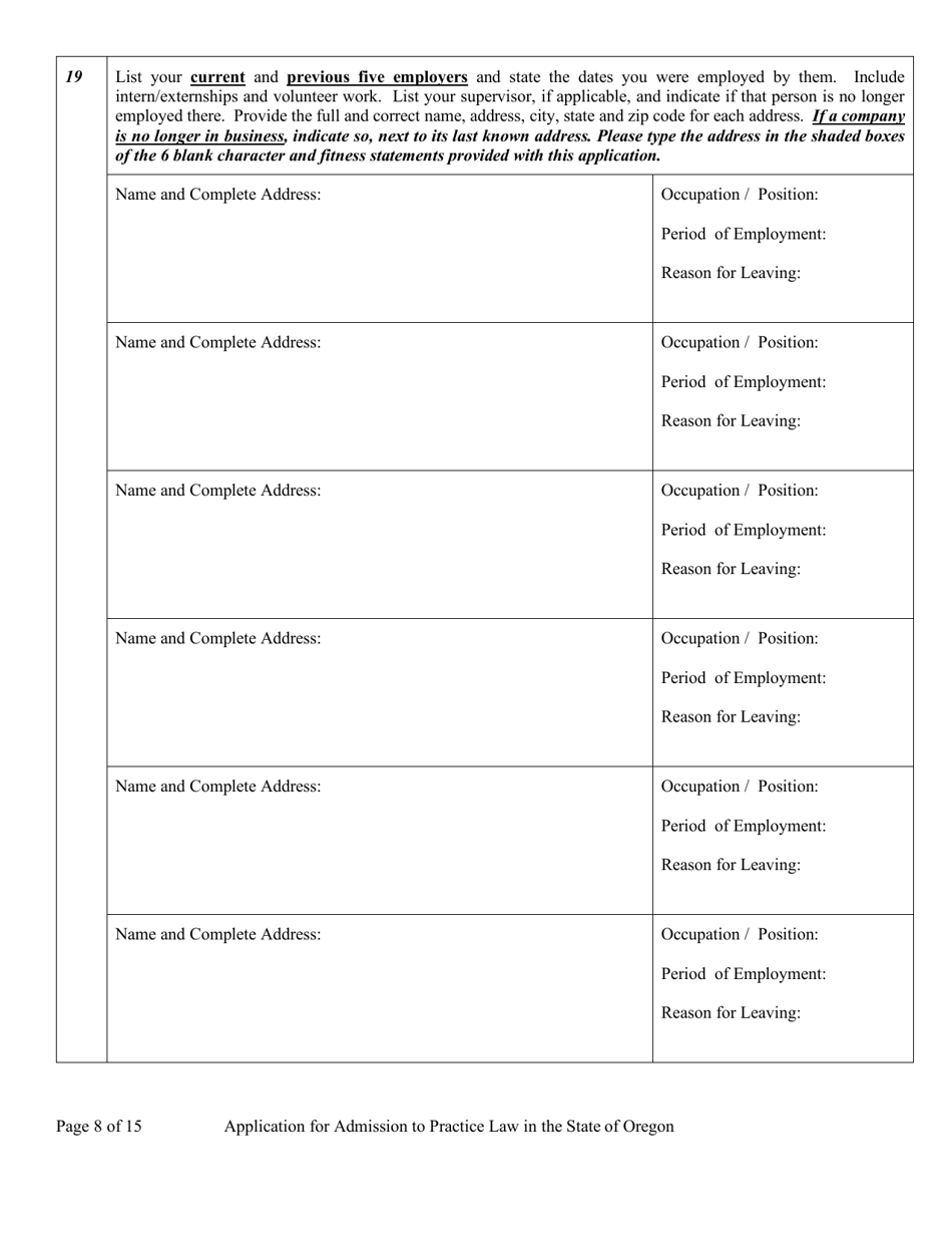 Applications - House Counsel - Oregon, Page 13