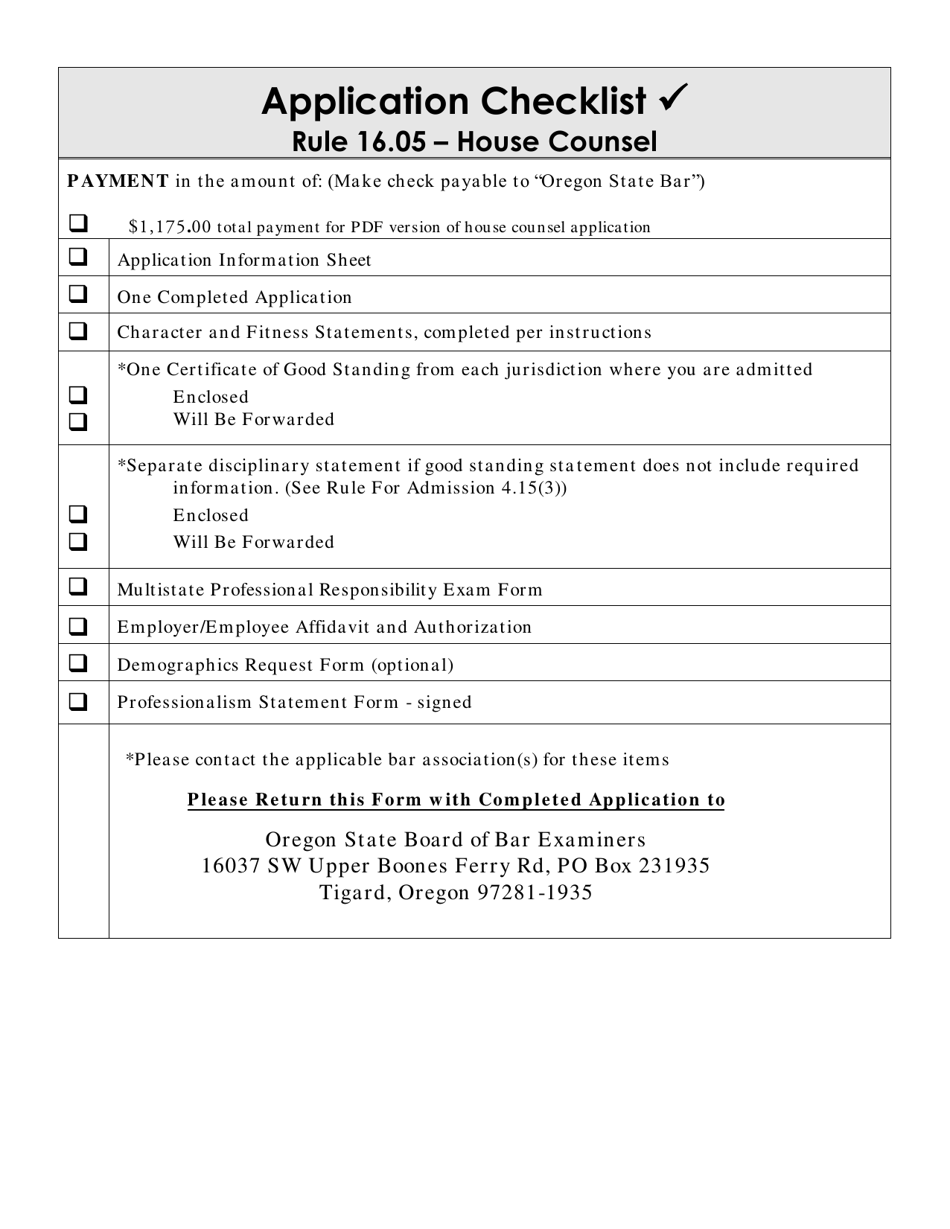 Applications - House Counsel - Oregon, Page 4