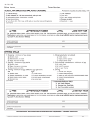 Form DL-720 Pennsylvania School Bus Driver Recertification Skills Test - Pennsylvania, Page 2