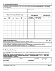 Form PSRS-278 Application for Credit for out-Of- State Service - Pennsylvania, Page 4