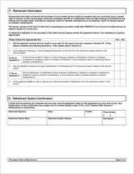 Form PSRS-278 Application for Credit for out-Of- State Service - Pennsylvania, Page 5