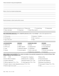 Form ESH-303 Application for Admission - Rhode Island, Page 2