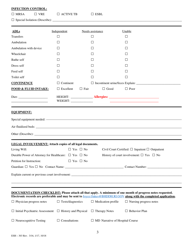 Form ESH-303 Application for Admission - Rhode Island, Page 3