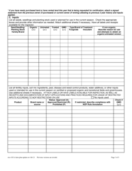 RICO Form 103 Ri Certified Organic Farm Plan Update Questionnaire - Rhode Island, Page 3
