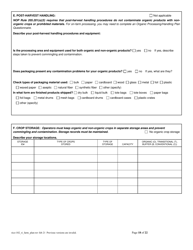 RICO Form 102 Rhode Island Certified Organic Farm Plan Questionnaire - Rhode Island, Page 18