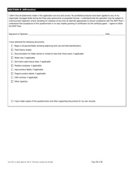 RICO Form 102 Rhode Island Certified Organic Farm Plan Questionnaire - Rhode Island, Page 22