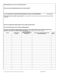RICO Form 102 Rhode Island Certified Organic Farm Plan Questionnaire - Rhode Island, Page 5