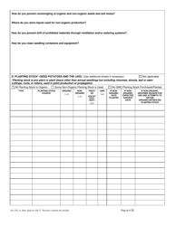 RICO Form 102 Rhode Island Certified Organic Farm Plan Questionnaire - Rhode Island, Page 6
