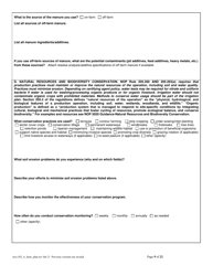 RICO Form 102 Rhode Island Certified Organic Farm Plan Questionnaire - Rhode Island, Page 9