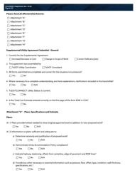 Form ROW-U-SUPPCHECK Supplemental Utility Adjustment Checklist - Texas, Page 2
