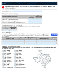 Form 2103 Texas Unified Certification Program Annual Update Affidavit - Texas, Page 2