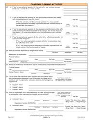 Form 201-N Charitable Gaming Permit Application (New Applicant Only) - Virginia, Page 6