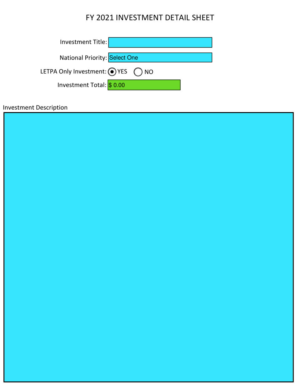 District Level Investment Justification Form - Tennessee, Page 10