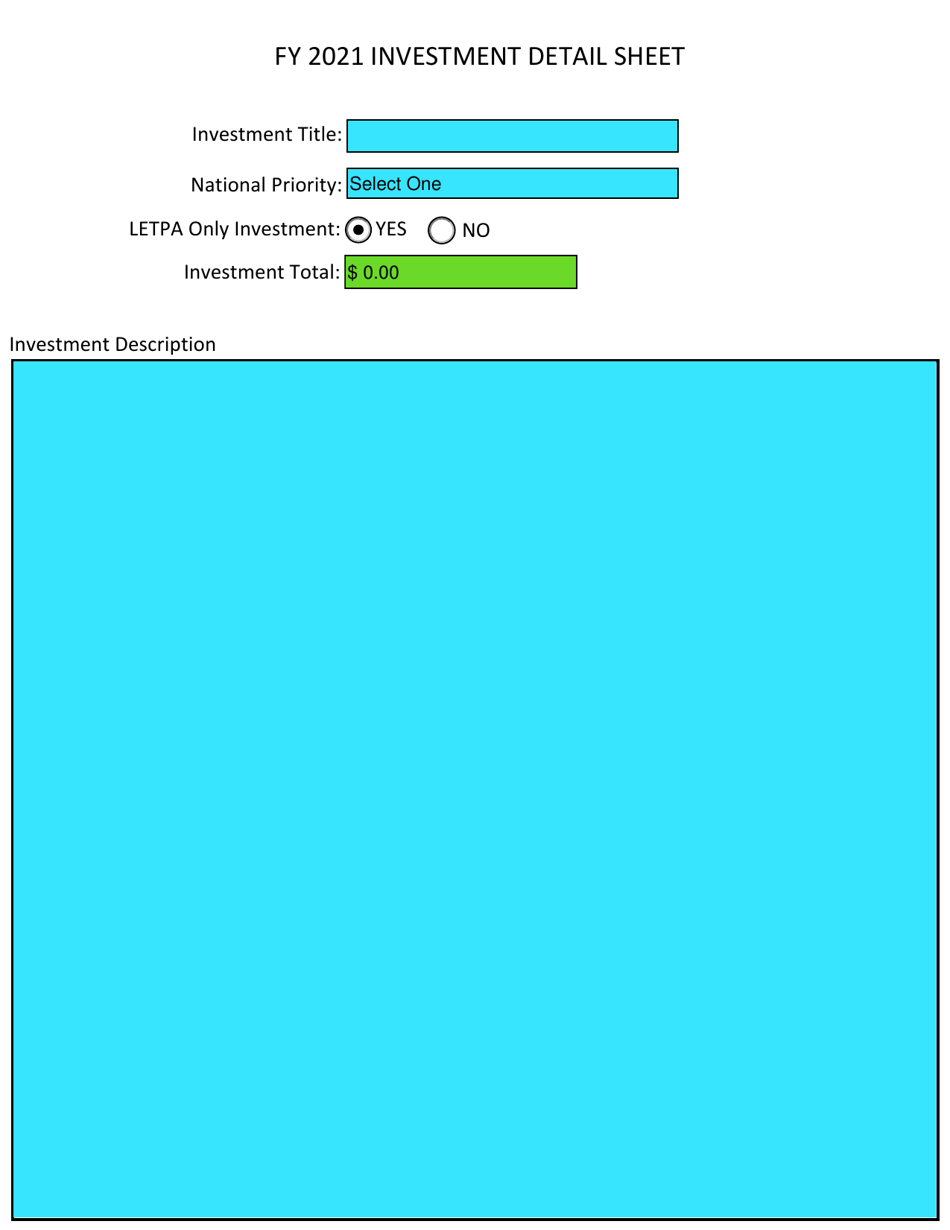 District Level Investment Justification Form - Tennessee, Page 11
