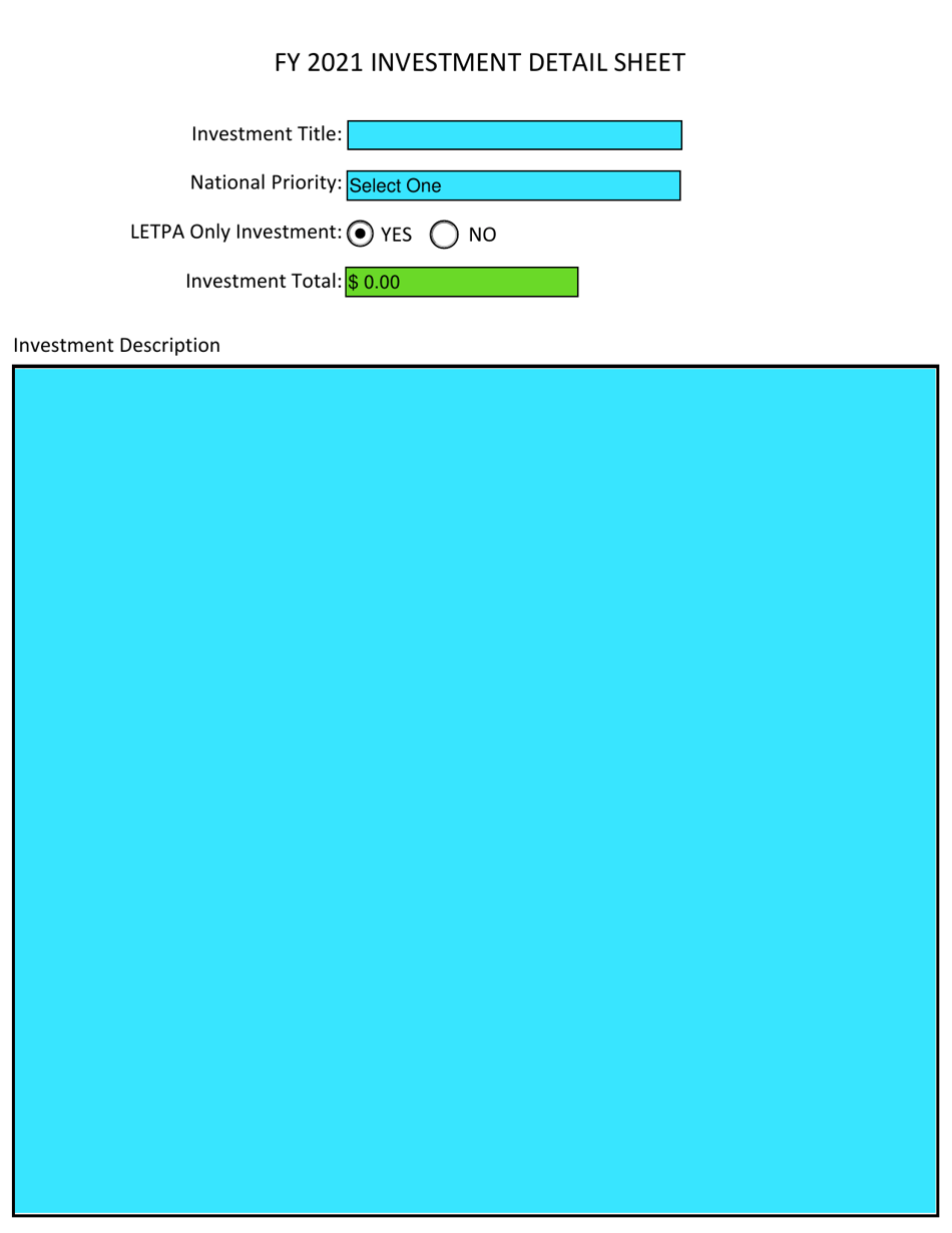 District Level Investment Justification Form - Tennessee, Page 3