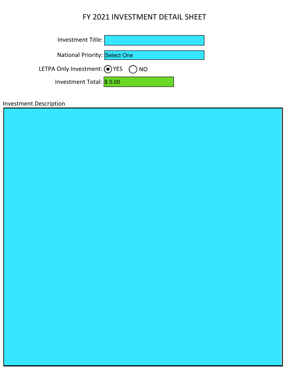 District Level Investment Justification Form - Tennessee, Page 6